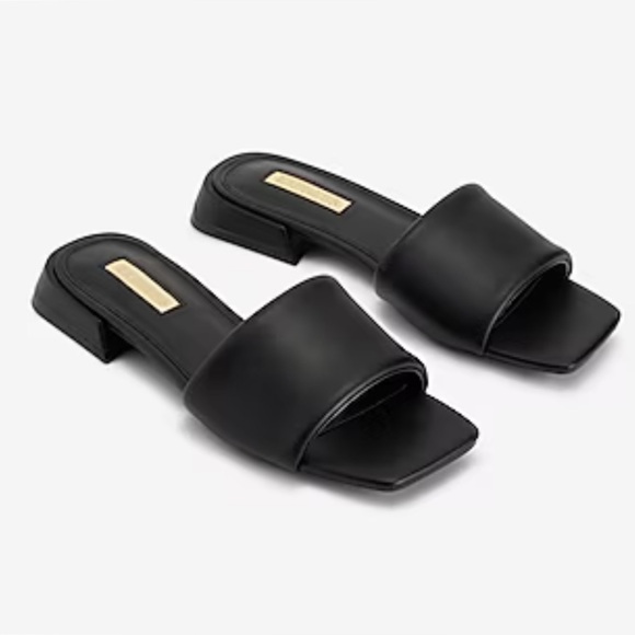 Express Shoes - Express Women's Black Slide Sandals size 8
NWOT